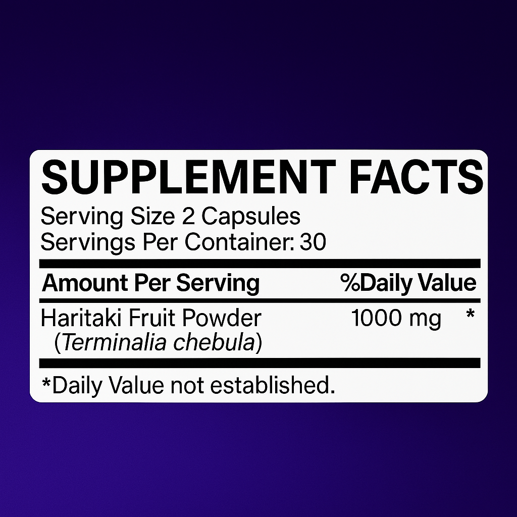 Haritaki First Eye Capsules (2025)